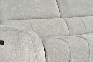 Vittara Electric Recliner Sofa Silver Right Hand