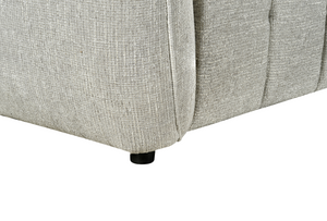 Vittara Electric Recliner Sofa Silver Right Hand