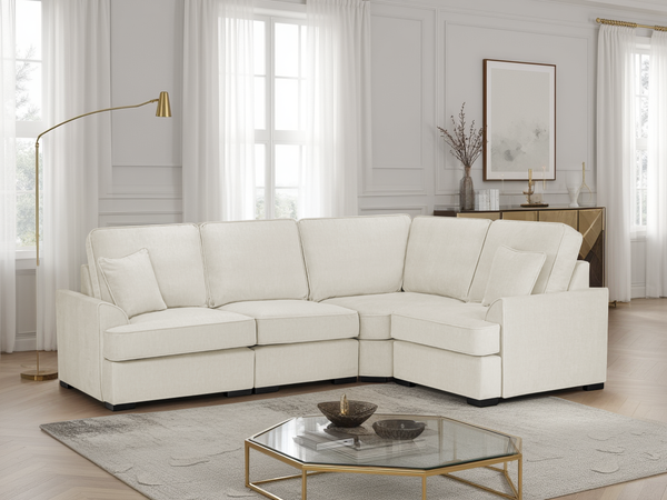 Vyntric Sofa Beige Universal Corner